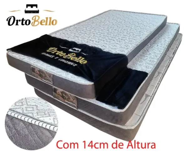 Cochão Solteiro D33 14cm Ortobello - Entrega Rápida 