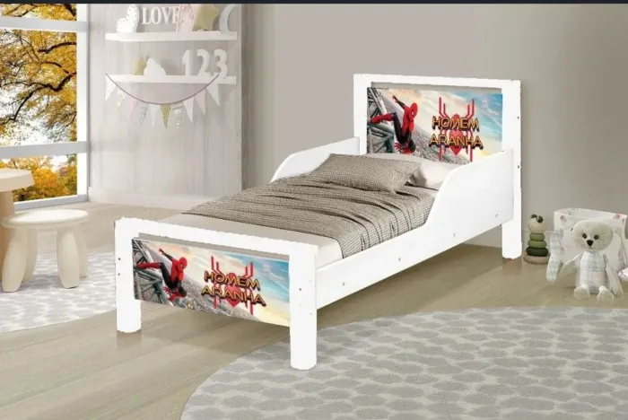 CAMA INFANTIL HOMEM ARANHA