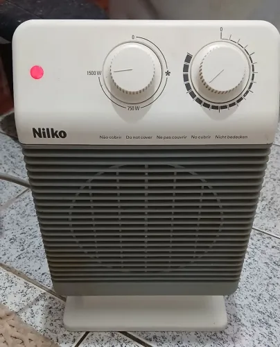 Para aquecer nesse inverno Aquecedor Nilko 1500w 110v Aquece muito