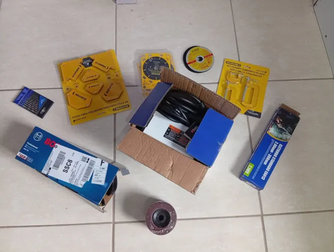 Máquina de Solda e Esmerilhadeira!