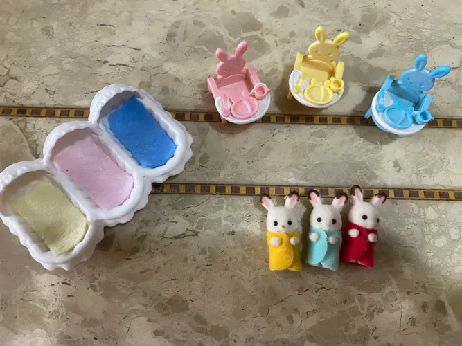 Sylvanian families trigêmeos