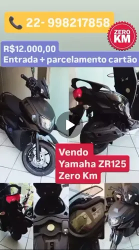 VENDO MOTO ZERO KM YAMAHA ZR125