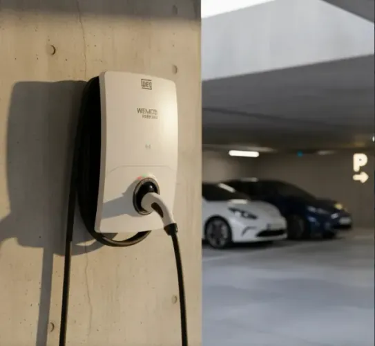Carregador Veículo Elétrico WEG WEMOB Parking 22kW Trifásico Tipo 2