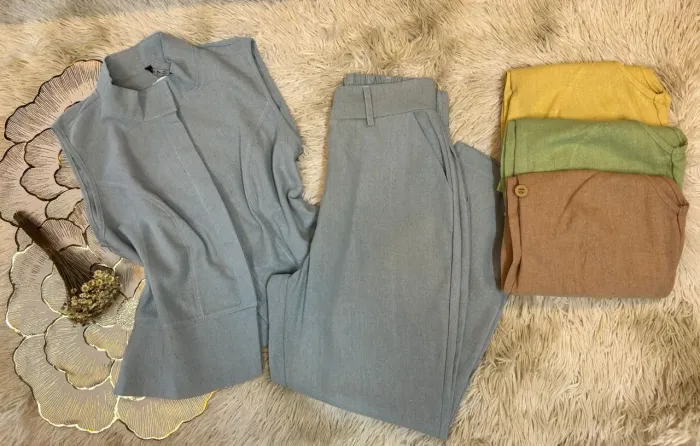 Conjunto em linho 