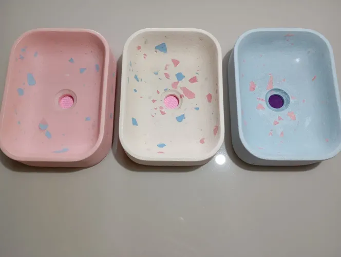 Cuba de concreto de sobrepor