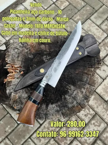 Faca Artesanal para Presente de Dia dos Pais 