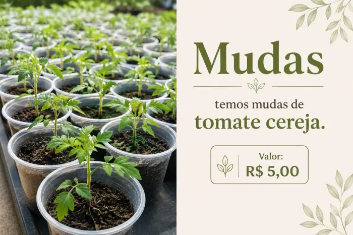 Mudas de Tomate Cereja