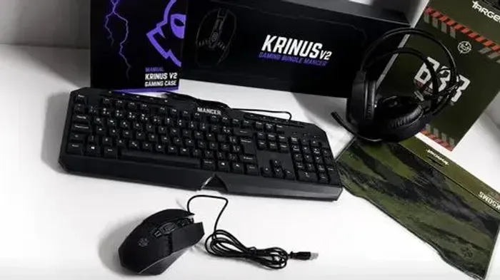 Kit teclado mouse headset Mousepad Gamer