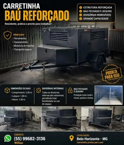 Carretinha reboque