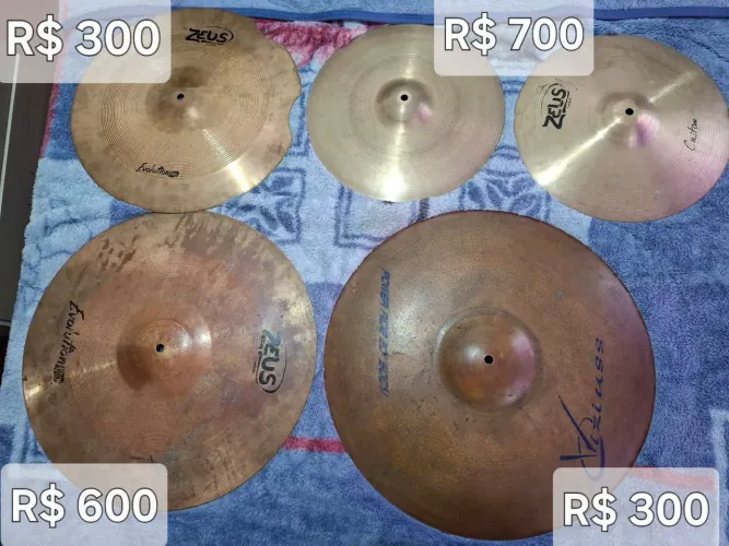 Pratos de bateria 