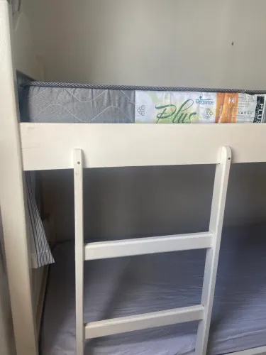 Beliche madeira maracatiara + 2 colchões 