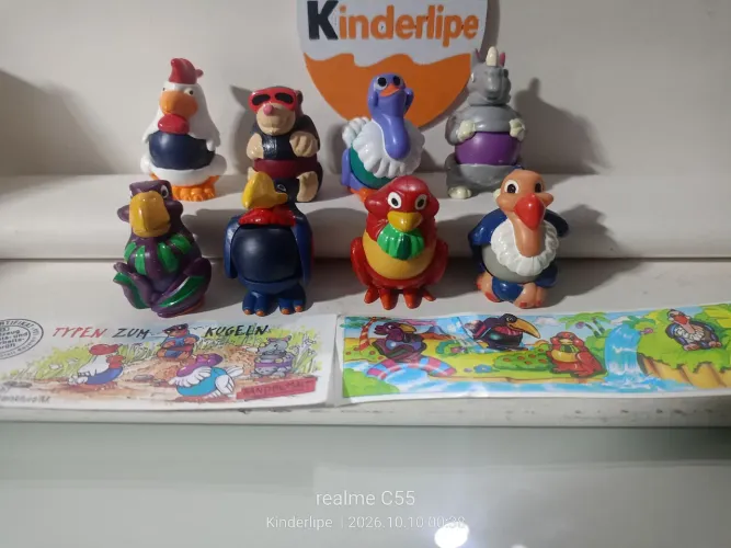 Kinder ovo Aves Bola completo