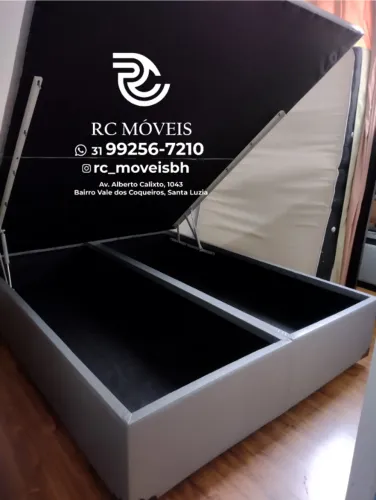 Cama Box Baú Super King Bipartida Blindada 1,93x2,03 - Linha Premium