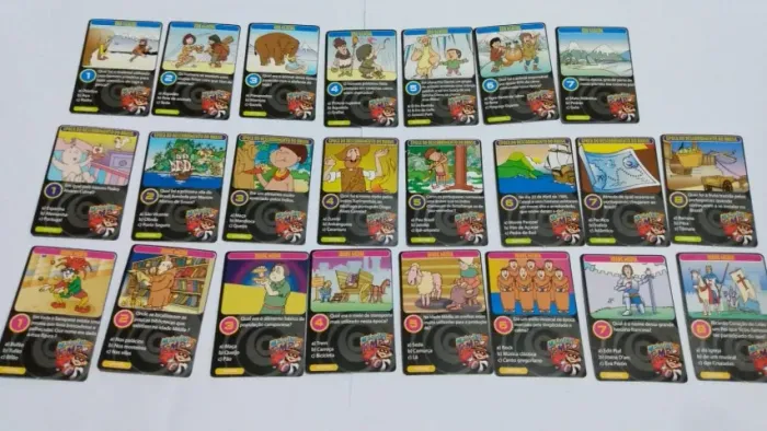 Coleção de cartas McDonald's Máquina do tempo Era do gelo jogo antigo vintage