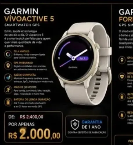 Garmin vivoActive5 masculino 