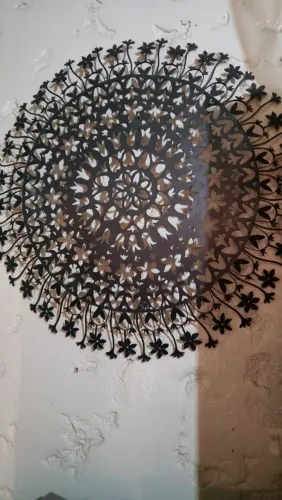 Linda Escultura em Aço Corten 50 cm diâmetro