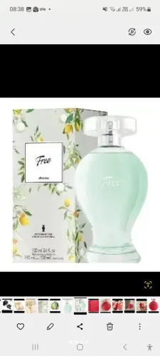 Colonia Free Boticário