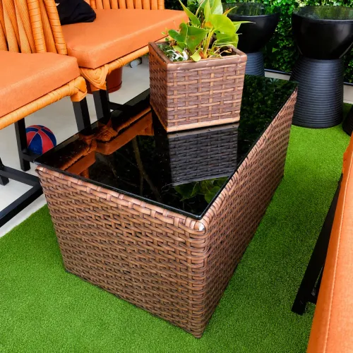 Mesa rattan