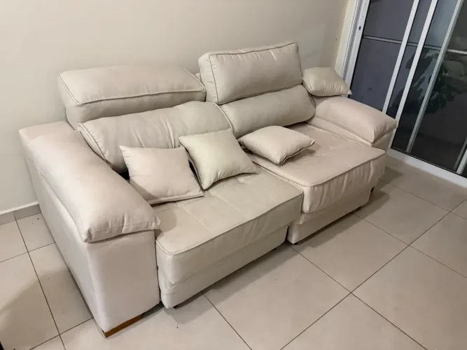 Sofá 3 lugares reclinável