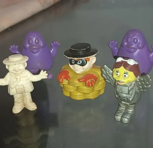 coleção bonecos antigos turma do ronald mcdonald