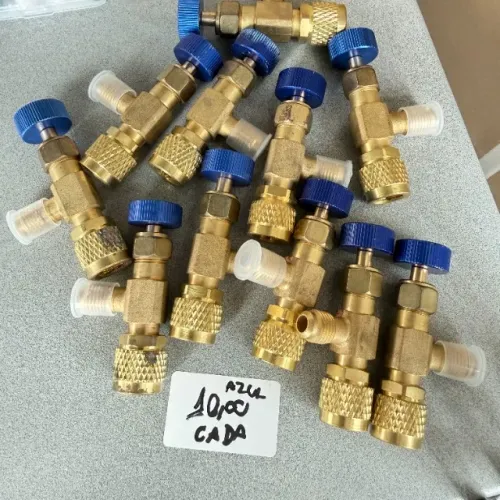Válvula Acionadora Schrader 1/4 e 5/16 (novas com pequenas marcas)