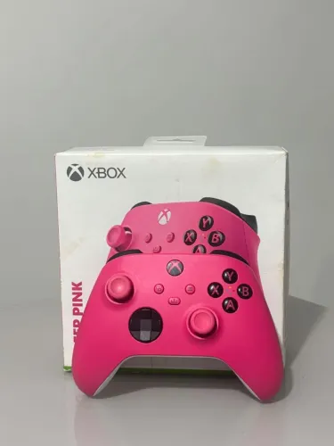 Controle Xbox séries s versão rosa impecável com garantia
