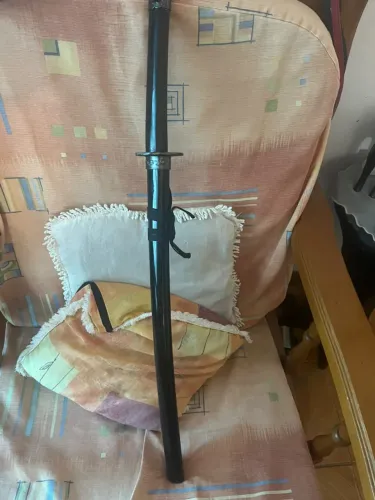 Katana Estilo Wakizashi de Metal Sem Fio