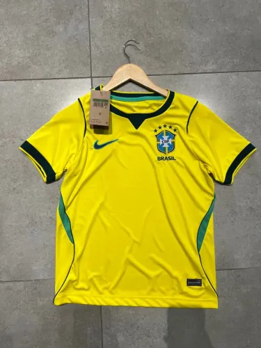 Camisa Brasil Verde e Amarela Copa 2026 Pronta Entrega