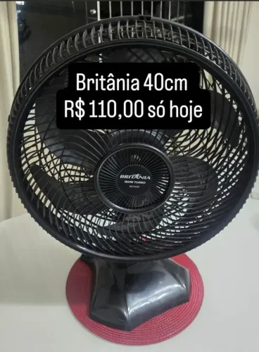 PROMOÇÃO VENTILADOR BRITÂNIA 40 CM (R$ 110) JÁ É O MENOR VALOR