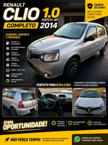 Renault Clio Rn/alize/expr./1.0 Hi-power 16V 5P 2014