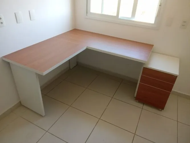 MOVEIS DE ESCRITORIO MESA EM L 2 PARTES NOVA*****LEIA A DESCRIÇÃO*****