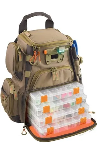 Mochila Wild River compacta iluminada da CLC WT3503 Tackle Tek Recon