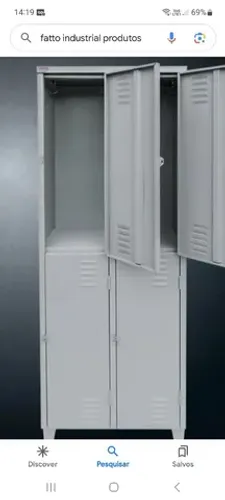 Roupeiro de aço com 4 portas grandes.( só novos )Lê a descrição