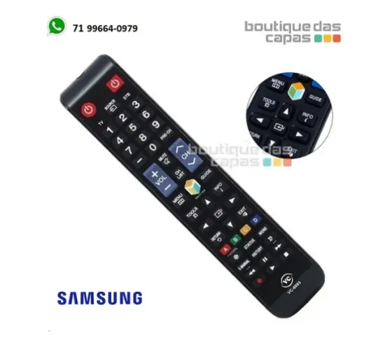 Controle Remoto Tv Samsung Smart Vc-8083 Função Futebol