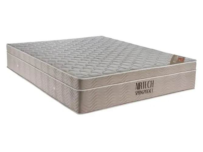 Colchão Airtech SpringPocket Molas Ensacadas Casal fl7
