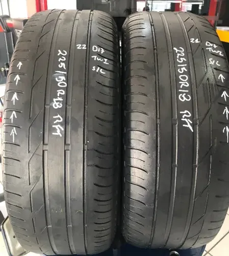 Kit 02 Pneus 225/50r18 Bridgestone Turanza T001 95W Run Flat (usados) *21/22