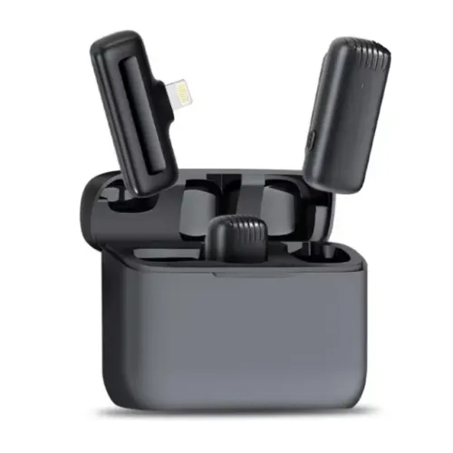 Microfone Lapela Sem Fio Compatível USB-C