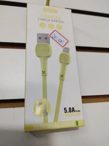 Cabo carregador pra iphone novo