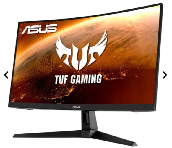 Monitor CURVO Gamer Asus Tuf 27'' WQHD 1ms 165Hz HDR FreeSync , VG27WQ1B - Som Integrado