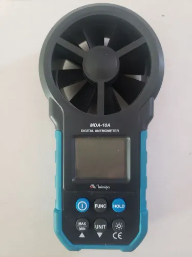 Anemometro  MDA 10A medidor de velocidade do vento