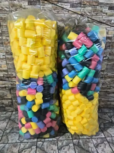 Bolinhas ou espuma (Floquinho) você escolhe pacote c/ 500 unidades 