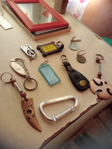 Antigo lote de chaveiros