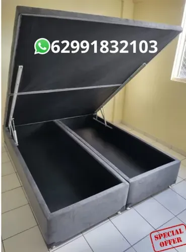 Cama Box Baú Super king blindado e reforçado