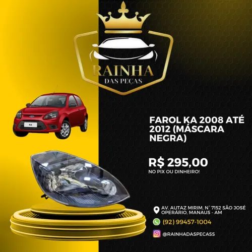 Farol Ka 2008 até 2012 (Máscara Negra)