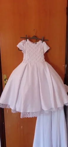 Vestido de festa infantil branco