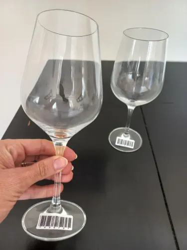 Duas Taças de Vinho Tinto Branco Rosê Par (02 unidades ) Drink Bebida