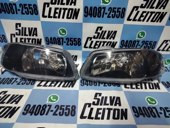 par farol mascara negra saveiro g4 2005 ate 2013 novo importado