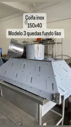 COIFA EXAUSTOR INOX