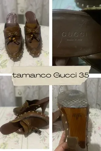 Tamanco Gucci 35 original 
