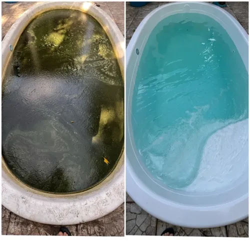 Tratamento e limpeza de piscinas 